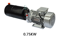 交流液压动力单元（圆）0.75KW卧式液压动力单元