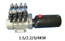 交流液压动力单元（圆）1.5KW2.2KW卧式液压动力单元